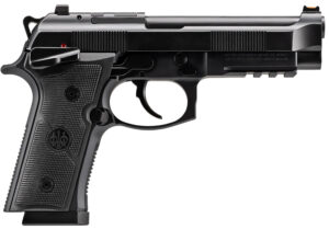 Beretta USA J92XFMSDA15 92GTS 9mm Luger 15+1 4.70" Black Inox Steel Barrel, Black Cerakote Optic Ready/Serrated Steel Slide + Aluminum Frame w/Beavertail & Picatinny Rail, Ambidextrous