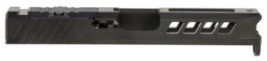 True Precision Inc TPG19SBCRMR Axiom Optic Cut Slide Fits Glock 19 Gen1-3 Black DLC Anodized 416R Stainless Steel