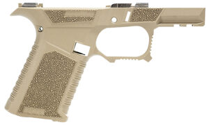 Sct Manufacturing 0225020100IA Sub Compact  Compatible w/ Glock 43X/48 Flat Dark Earth Polymer Frame Aggressive Texture Grip Includes Locking Block