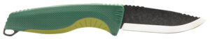 S.O.G SOG17410257 Aegis AT 3.13" Folding Drop Point Part Serrated Black TiNi Cryo D2 Steel Blade, OD Green Textured GRN Handle