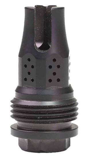 Jk Armament JKMDHDCF24 War Eagle Compensator/Flash Hider 30Cal 5/8"x24 Stainless Steel Nitride Black