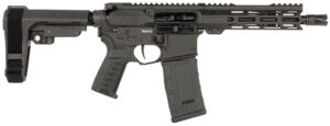 CMMG 30AF20AAB Banshee MK4 300 Blackout 30+1 8" Black Nitride Medium Taper Threaded Barrel, EML 7" M-LOK Handguards, Black Armor Cerakote Aluminum Picatinny Rail Receiver, CMMG Zeroed Grips