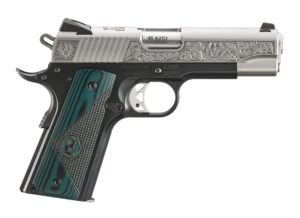 Ruger SR1911 CMDR 45 ACP Green Grip 4.25" 7+1 Pistol