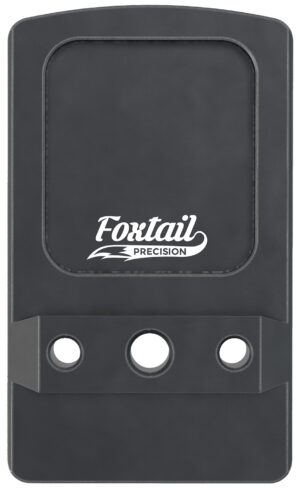 Foxtail Precision 100014 Rear Sight Dovetail Optic Adapter Plate for non MOS Glock  Black Anodized Glock Non MOS