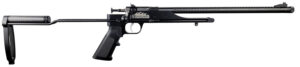 Crickett KSA2190 Precision 6061 Overlander Pack Rifle 22 LR Single Shot 16.12" Carbon Fiber Threaded Barrel, Black Anodized Picatinny Rail Aluminum Receiver, Aluminum/Carbon Fiber Adjustable Skeletoni