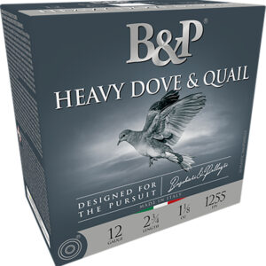 B&p Ammunition 12B1DS7 Heavy Dove & Quail 12Gauge 2.75" 1oz 7Shot 25 Per Box/10 Case
