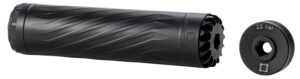 Anechoic X223B Anechox 223  223/5.56mm/22-250Rem Black Stainless Steel/Titanium 1 3/8"x24 w/ 1/2"x28 DTA