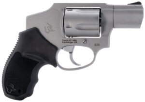 Taurus 2-850129 850 Small 38 Special 5 Shot 2" Matte Stainless Steel Barrel & Cylinder, Matte Stainless Steel Frame, Black Rubber Grip, Transfer Bar Safety, Concealed Hammer