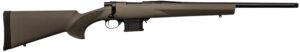 Howa HMA6ARCSG M1500 Mini Action 6mm ARC 5+1 22" Black Steel Threaded Barrel, Matte Blue Steel Receiver Drilled & Tapped, Fixed HTI Green Synthetic Stock