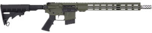 Great Lakes Firearms GL15400SSODG AR-15 400 Legend 5+1 16" Stainless Threaded Barrel, OD Green Cerakote Aluminum Receiver w/Picatinny Rail, Adjustable Black Synthetic Stock, Mil-Spec Grip