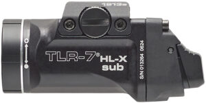 Streamlight 69505 TLR-7 HL-X SUB USB Black 6000 Series Aluminum 1913 1000 Lumens
