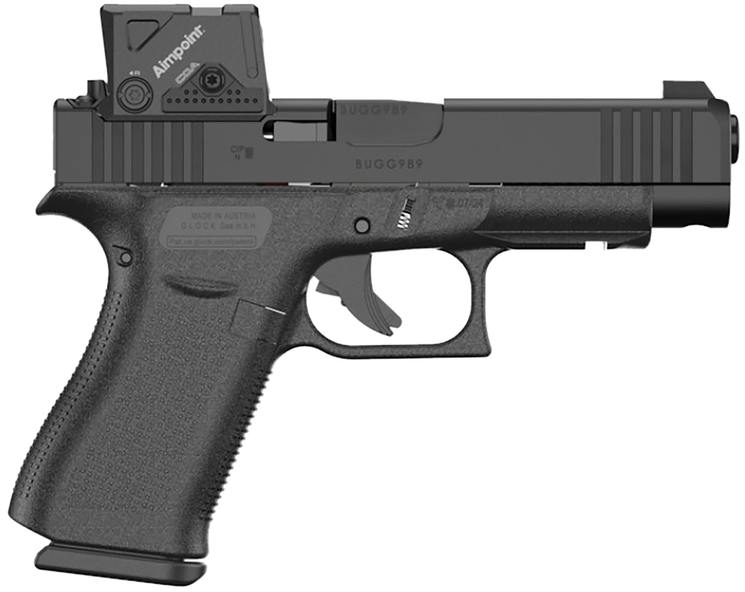 Glock G48 9mm FR 10R Aimpnt 4.01" Pistol