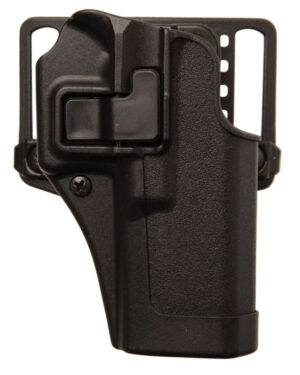 Blackhawk 410579BKR Serpa CQC OWB Size 79 Matte Black Polymer Belt Loop/Paddle Fits HK VP9/VP40 Right Hand
