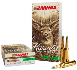 Barnes Bullets 32400 Harvest 6.5Creedmoor 140gr Sierra Tipped GameKing 20 Per Box/10 Case