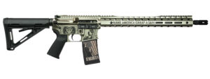 Black Rain Ordnance 24111203S Trump FX Custom Limited Edition 5.56 NATO 30+1 Silver Spec 15