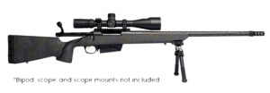 Horizon Firearms RF019C221816C20 Vandal Carbon II 22 Creedmoor 18" Black Fluted Barrel, Black Drilled & Tapped Receiver, Black Iota EKO X Carbon Fiber Stock