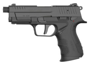 Retay USA RXP22BLK13TH RXP  22 LR 13+1 4" Black Threaded Barrel, Black Cerakote RMR/RMSc Optic Ready/Serrated Slide & Polymer Frame w/Accessory Rail, Textured Grip
