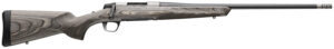 Browning 036092211 X-Bolt 2 Hunter Full Size 243 Win 4+1 22" Matte Blued Threaded Sporter Barrel, Drilled & Tapped Stainless Steel Receiver, Fixed Gray Laminate Stock, Radial Muzzle Brake