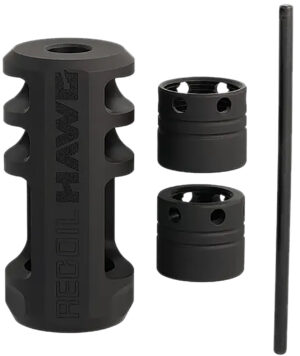 Browning 001293099 Xeno Recoil Hawg Black Matte Stainless Steel 1/2"x28 Threads 2.20" OAL