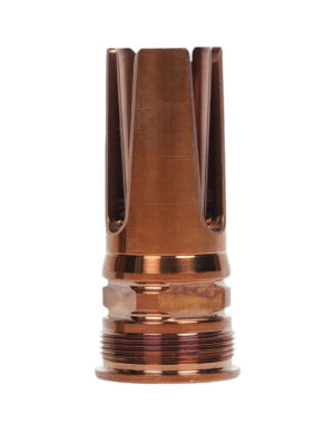 Q LLC ACCFH1/2288.6 Flash Hider 8.6 Blackout Steel 1/2"x28 Threads 2.13" OAL