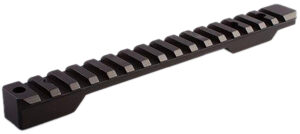 Talley PL0258160 Black Anodized Aluminum Picatinny Rail Mount Long Action