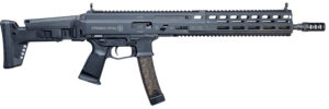 Grand Power 810091157947 Stribog SP9A1 9mm Luger 30+1 Black Picatinny Rail, Black Polymer Grip
