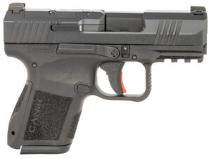 Canik HG7651CAN Mete MC9 *CA Compliant Micro-Compact Frame 9mm Luger 10+1 3.18" Steel Barrel, Black Cerakote Optic Ready/Serrated Steel Slide, Black Polymer Frame w/Picatinny Rail, Textured Grip