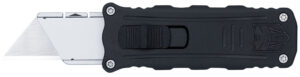 CobraTec Knives CTOTFUKSBBLK Utility OTF Aluminum Blade, 3.38" Black Anodized Aluminum Handle
