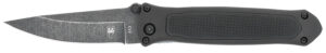 CobraTec Knives BLKHRQS Quick Strike 3.25" Folding Drop Point Plain Stonewashed 440 SS Blade, 4.50" G10 Handle