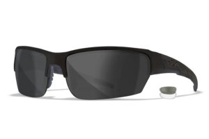 Wiley X CHSAI07 SAINT S/M Smoke Gray/Clear Lens Polycarbonate Matte Black Frame
