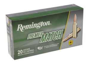 Remington Ammunition 21485 Premier Match 308Win 168gr Sierra MatchKing BTHP 20 Per Box/10 Case