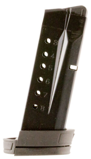 ProMag SMI27 Standard 8rd 9mm Luger Fits S&W M&P Shield Blued Steel