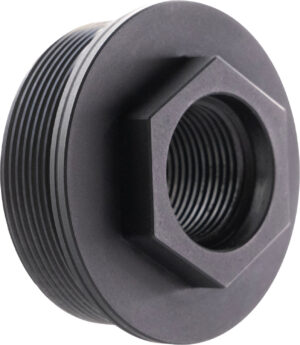 CMMG 11DB017 Zeroed HUB Mount Fits 1/2"x28 Stainless Steel Black