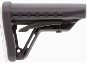 Archangel AA125 Low-Profile Black Synthetic, 6 Position, Fits AR-Platform with Commercial Tube