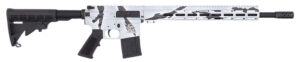 Great Lakes Firearms GL15223PSNO AR-15 223 Wylde 30+1 16" Black Nitride Threaded Barrel, Pursuit Snow Cerakote Aluminum Receiver w/Picatinny Rail, M-LOK Handguard, Black Polymer Stock, Mil-Spec Grip