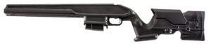 Archangel AA1500 Precision Stock Black Synthetic Fixed with Adjustable Cheek Riser for Weatherby Vanguard; Howa 1500