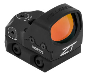 Zero Tech Optics THDRS28L Thrive HD w/Low Mount Black 1x28mmx20mm, 3 MOA Red Dot Reticle Picatinny Rail/RMR Footprint Mount