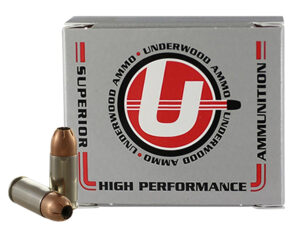 Underwood 134 9mm Luger+P 124gr JHP Ammo 20 Rounds