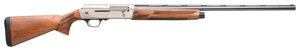 Browning 0119033004 A5 Upland 12 Gauge Semi-Auto 3" 3- 2.75" Shells 28" Gloss Blued Vent Rib Barrel, Brushed Nickel Aluminum Alloy Receiver, Fixed Turkish Walnut Stock, Invector-DS Flush Chokes
