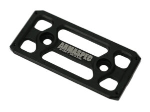 Armaspec ARM621-3 ARCA Rail 3 Slot M-LOK  Black Aluminum Compatible w/ AR-15/10 MLOK Rails