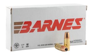 Barnes Bullets 32529 9mmLuger 124gr Semi Jacketed Hollow Point 20 Per Box/10 Case