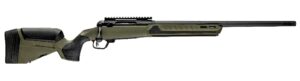 Savage Arms 32638 110 Core Predator Full Size 6.5 Creedmoor 10+1 22" Medium Heavy Fluted Barrel, Arca Rail Forend, Hunter Green AccuStock w/AccuFit V2 Synthetic Stock, Left Hand