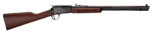 Henry H003TM Pump 22 WMR Caliber with 12+1 Capacity, 20.50" Octagon Barrel, Black Metal Finish & American Walnut Stock Right Hand (Full Size)