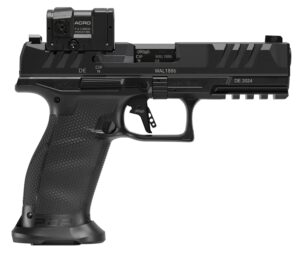 Walther Arms 2880091PRO PDP Pro ACRO Full Size 9mm Luger 10+1 4.50" Black Polygonal Rifled Barrel, Black Serrated w/Optic Slide, Black Polymer Frame w/Picatinny Rail, Textured Polymer Grip, Aimpoint A