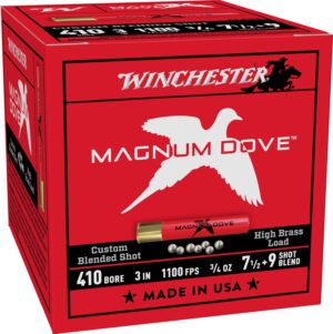 Winchester MD41379 Mag Dove 410 3" 3/4OZ 7.5/9 Shotshells 25 Rounds