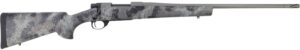 Howa HFN270GL 1500 Fence Line 270 Win 5+1 22" Tungsten Cerakote Threaded Barrel, Tungsten Cerakote Aluminum Drilled & Tapped Receiver, Gray Light Camo Fixed Synthetic Stock, Right Hand