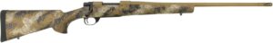 Howa HFN25CRSE 1500 Fence Line 25 Creedmoor 5+1 22" Flat Dark Earth Cerakote Threaded Barrel, Flat Dark Earth Cerakote Aluminum Drilled & Tapped Receiver, Scorched Earth Camo Fixed Synthetic Stock, Ri