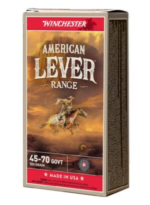 Winchester W4570AL 45-70 Govt 300gr Lead Ammo 20 Rounds