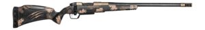 Fierce Firearms RIVSCX22CM20BDS Carbon Rival XP 2.0 22 Creedmoor 20" Smoked Bronze Cerakote Spiral Fluted Stainless Steel Barrel & Drilled & Tapped Receiver, Desert Shadow Camo Adj Comb Carbon Fiber S