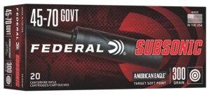 Federal 4570 300gr TSP Subsonic Ammo 20 Rounds
